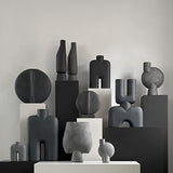 Cobra Vase Tall, Hexa - Black