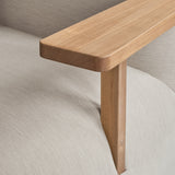 Toe Chair Armrest - Teak / Warm Ash