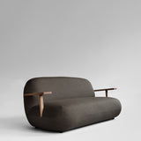 101 Copenhagen - Toe Sofa - Teak / Stone Gray - Sofa