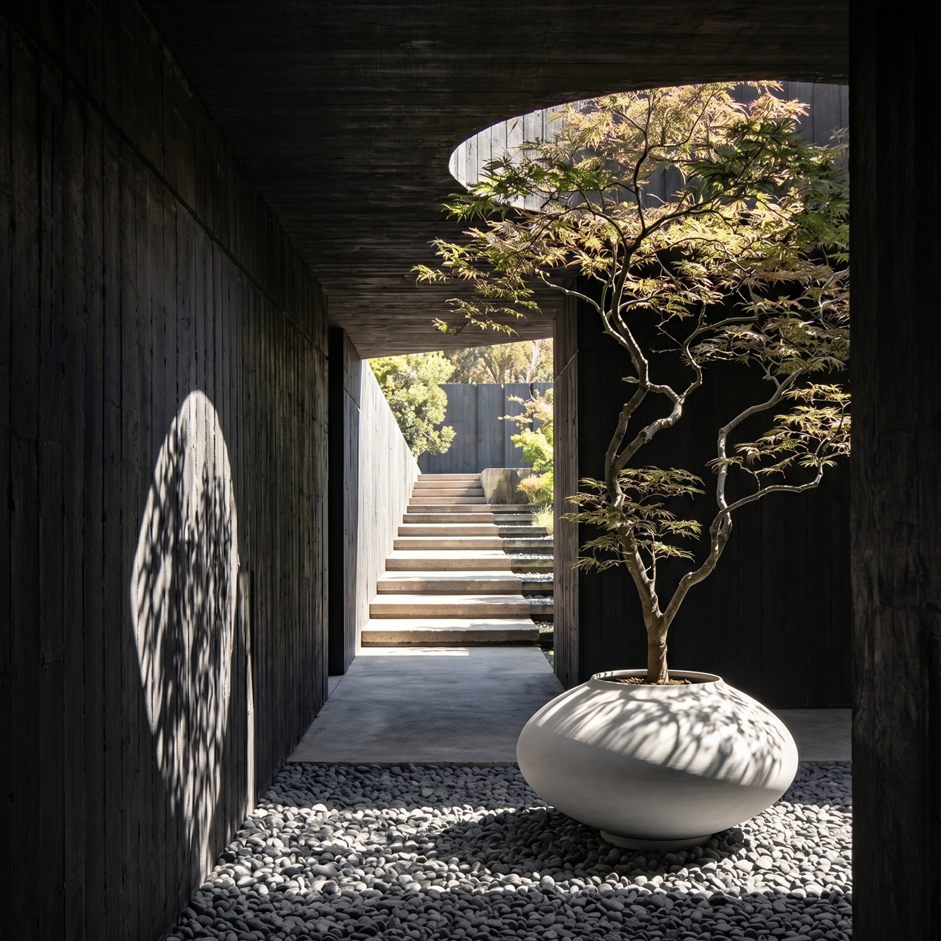 Sunao Plant Pot Ellipse, Giant  - Birch
