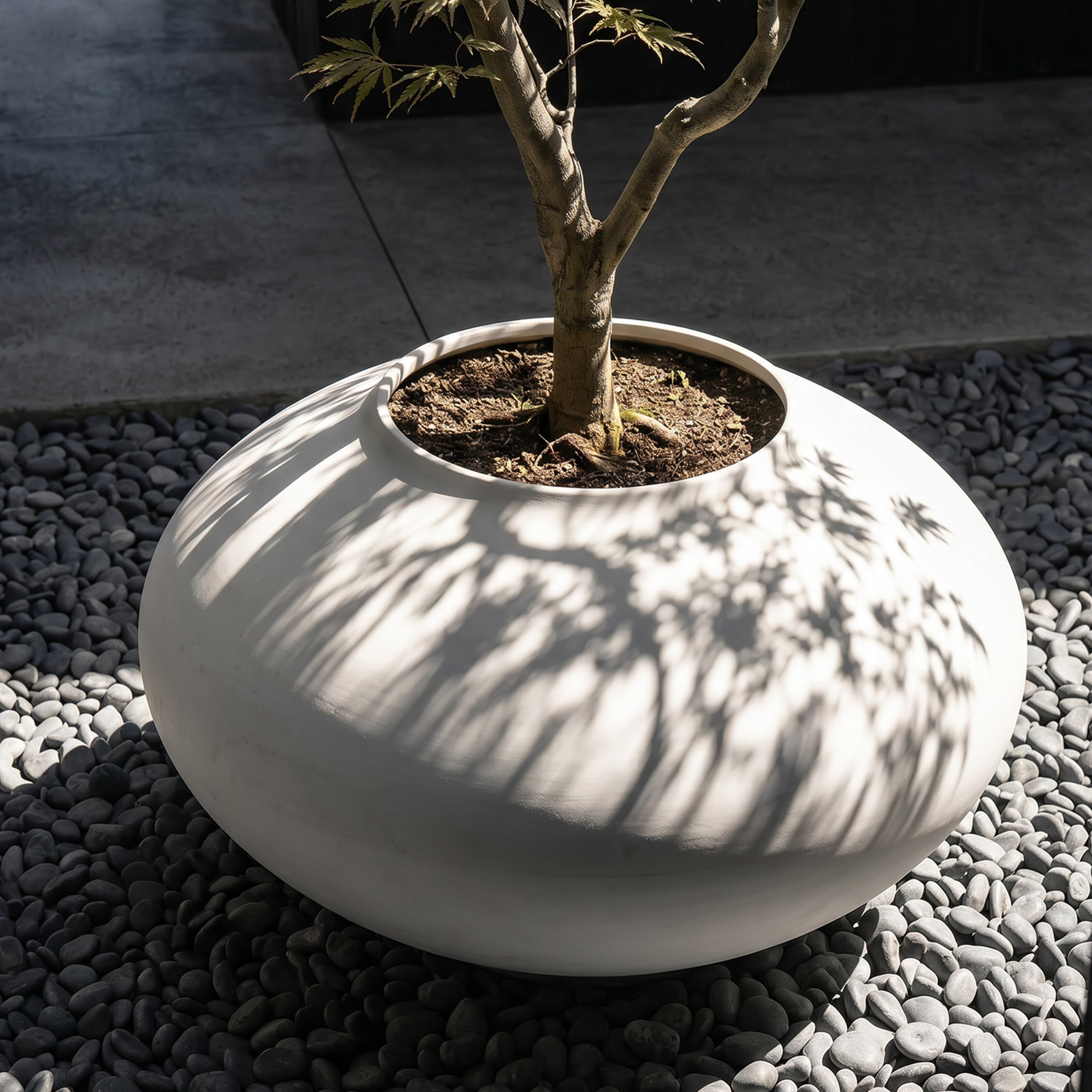 Sunao Plant Pot Ellipse, Giant  - Birch