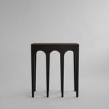 Bow Console - Coffee Black Oak