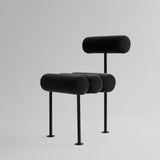 Hiro  Dining Chair, Black Frame - Peat
