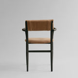 Nama Dining Chair, Armrest - Coffee Black Oak - Desert