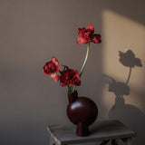 Sphere Vase Bubl, Medio – Maroon