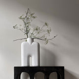 Cobra Vase Tall, Medio - Bubble White