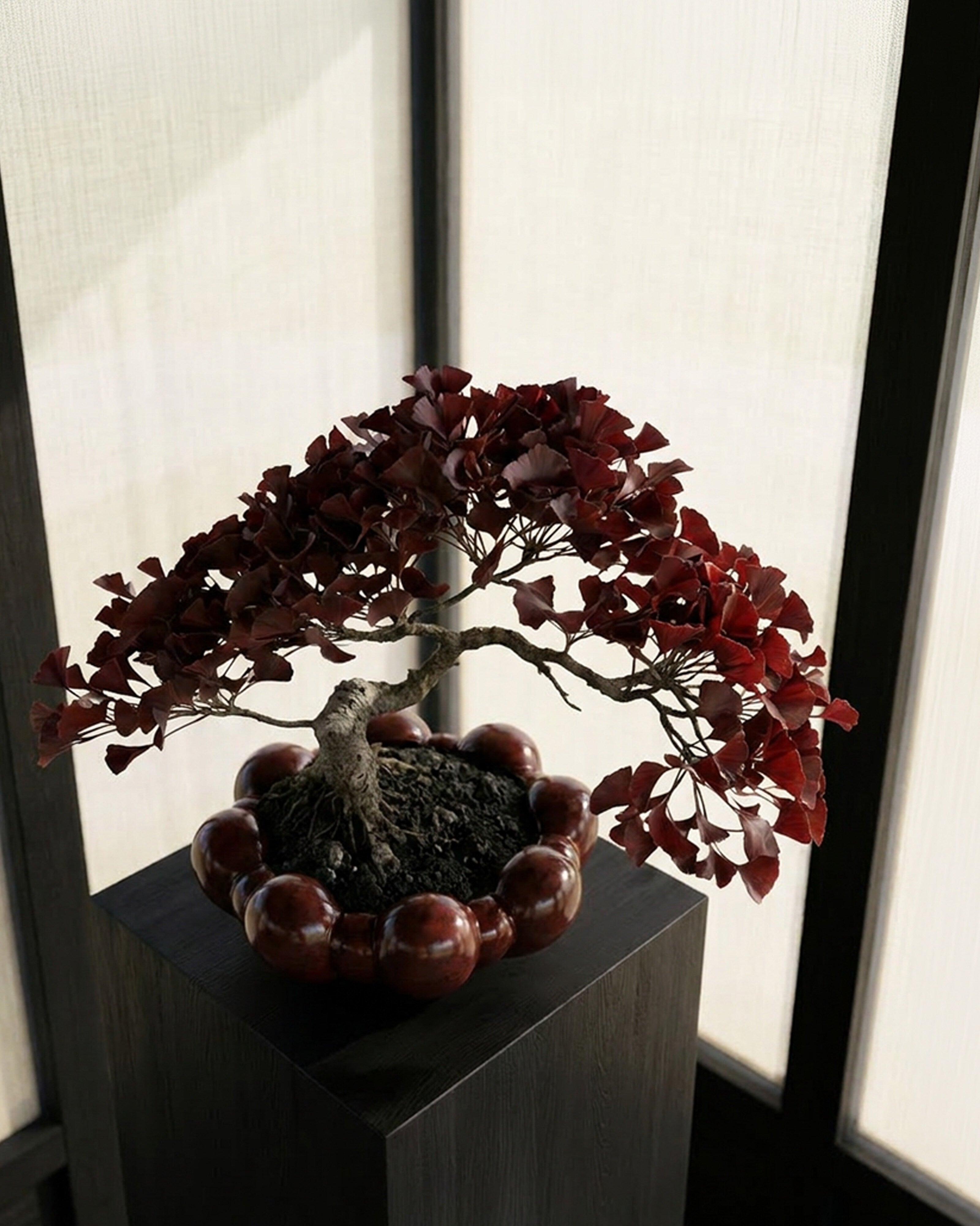 101 Copenhagen - Bloom Tray, Big - Maroon - Tray