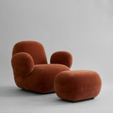 Toe Ottoman – Rust