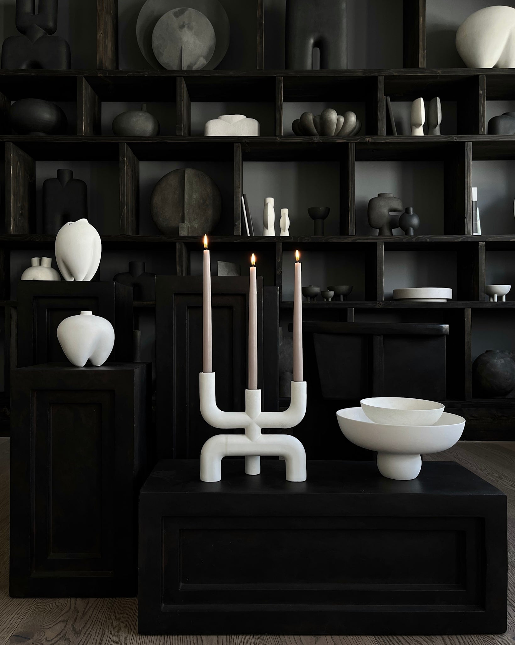 101 Copenhagen - Cobra Candle Holder - Bone White - Candle Holders