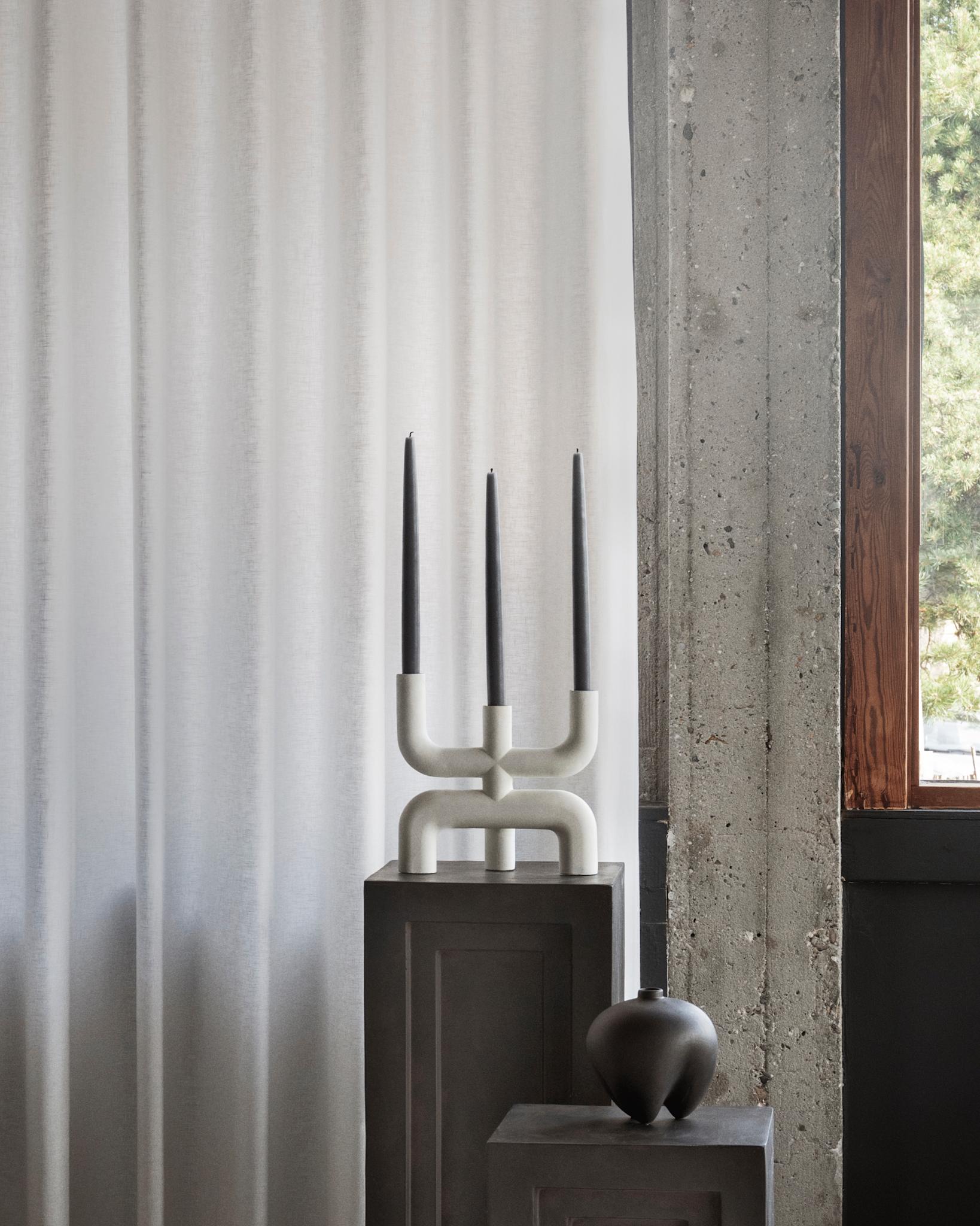 101 Copenhagen - Cobra Candle Holder - Bone White - Candle Holders
