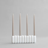 Tube Candle Holder, Big - Bone White