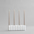 101 Copenhagen - Tube Candle Holder, Big - Bone White - Candle Holders