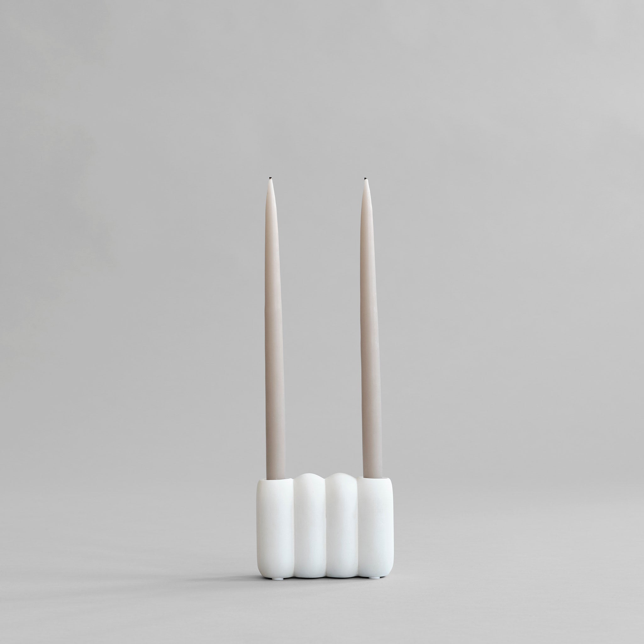 101 Copenhagen - Tube Candle Holder, Mini - Bone White - Candle Holders