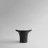 101 Copenhagen - Trumpet Table, Low - Calacatta - Coffee or Side Table