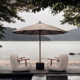 Toe Chair Armrest - Teak / Warm Ash