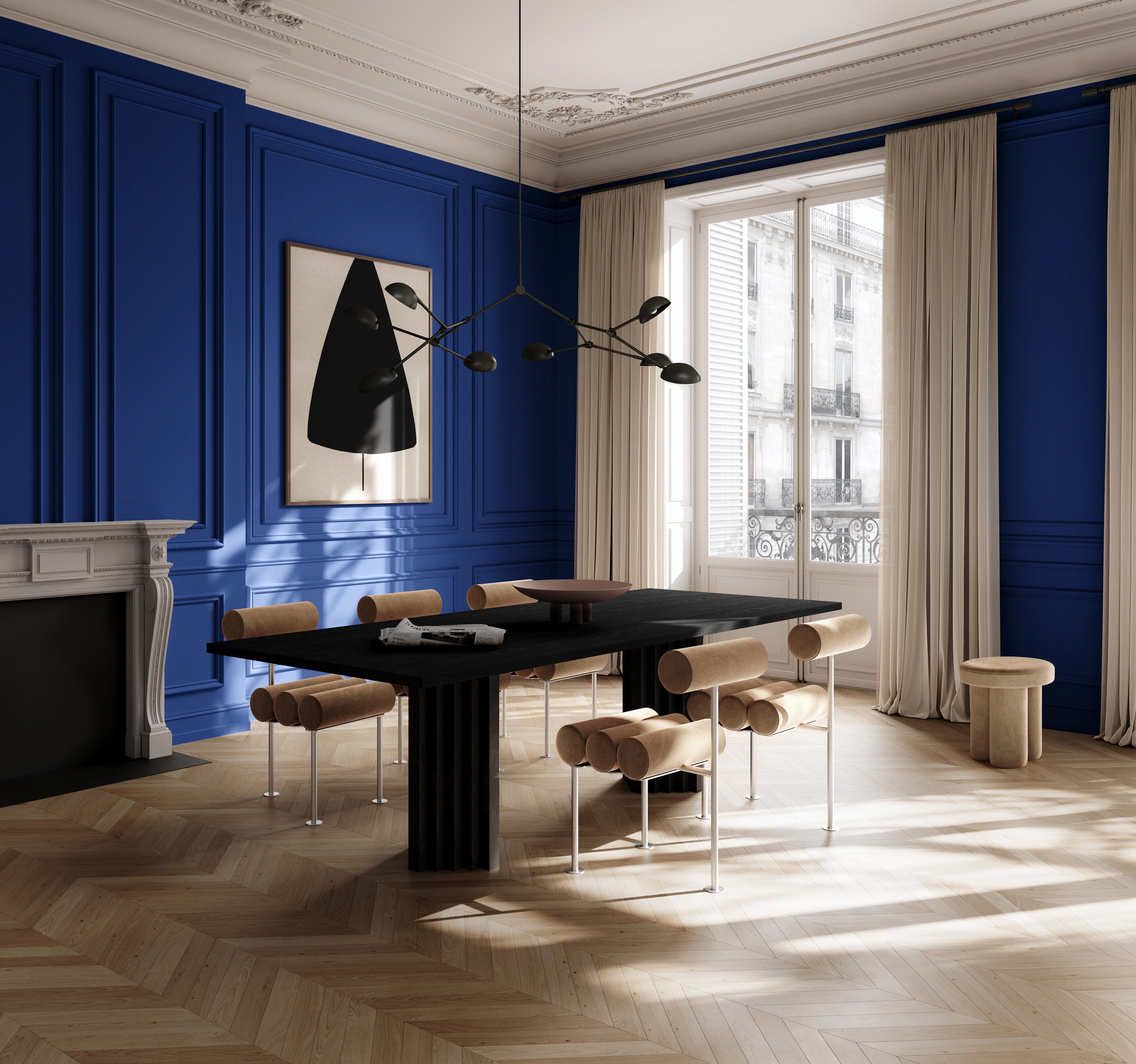 Drop Chandelier - Bronze (5m)