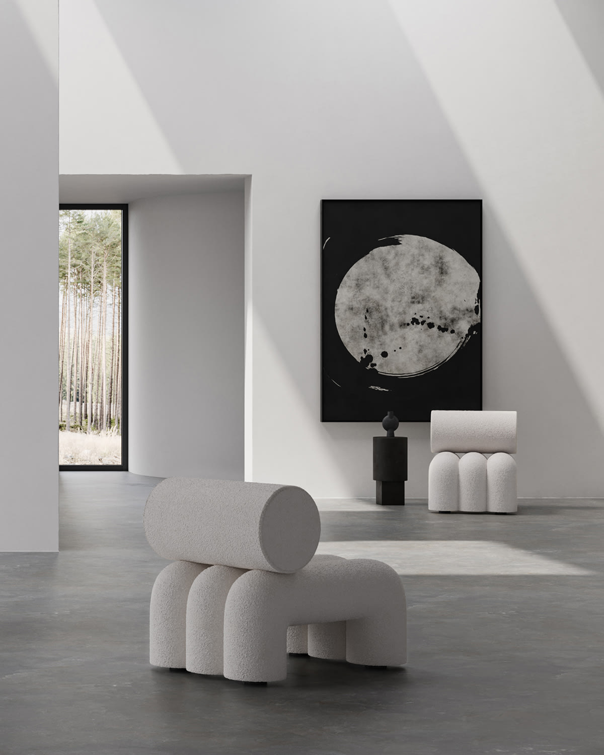 101 Copenhagen - Foku Chair - Off White (CPH 900) - Lounge Chair