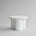101 Copenhagen - Big Foot Table, Low - Bone White - Coffee or Side Table