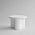 101 Copenhagen - Big Foot Table, Low - Bone White - Coffee or Side Table