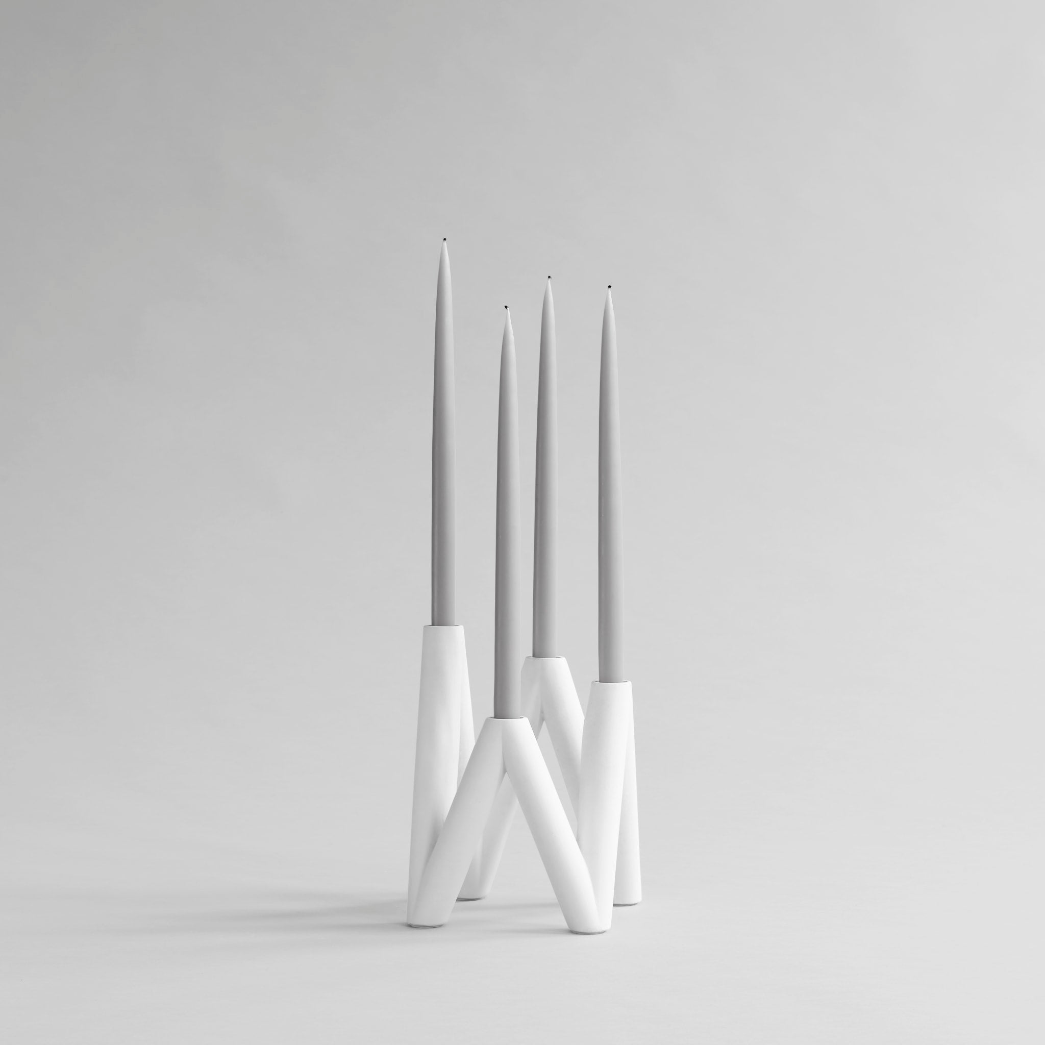 101 Copenhagen - W Candle Holder - Bone White - Candle Holders