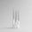 101 Copenhagen - W Candle Holder - Bone White - Candle Holders