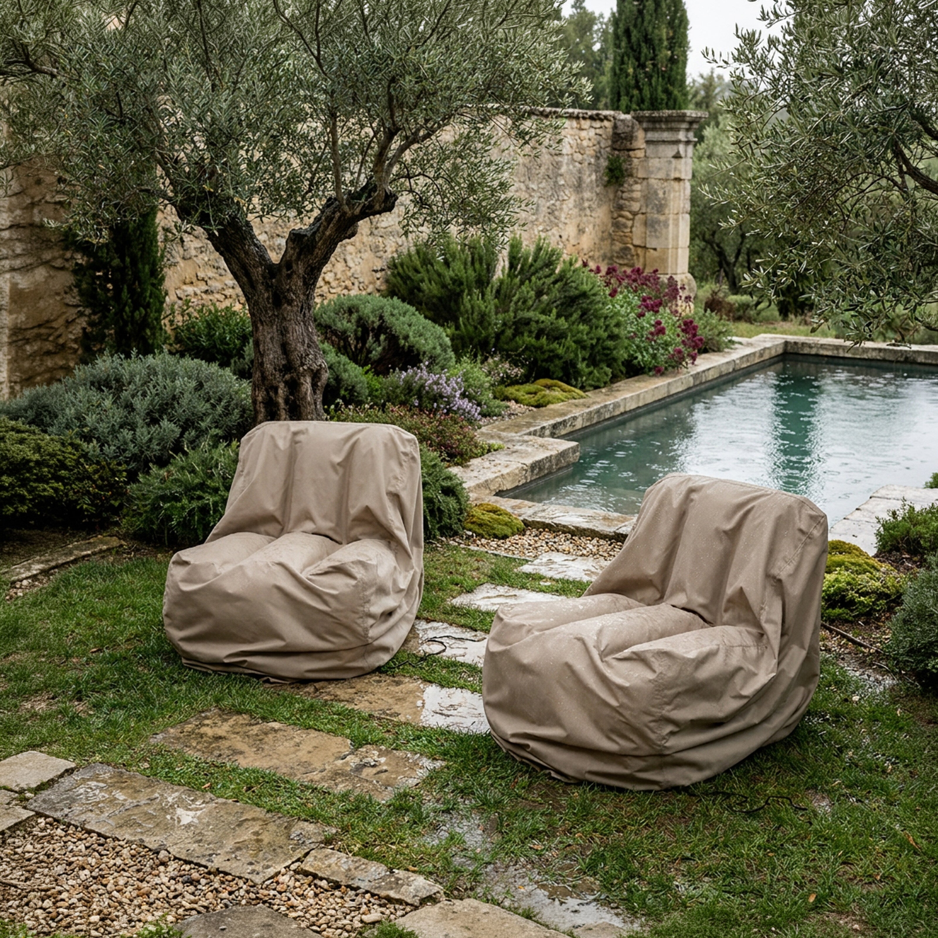 Lounge Chair Outdoor Cover - Sand