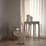 Kami Vase, Medio - Bone White