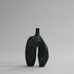 101 Copenhagen - Ni Vase, Medio - Carved Dark Green - Vase