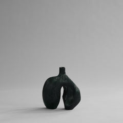 101 Copenhagen - Ni Vase, Mini - Carved Dark Green - Vase