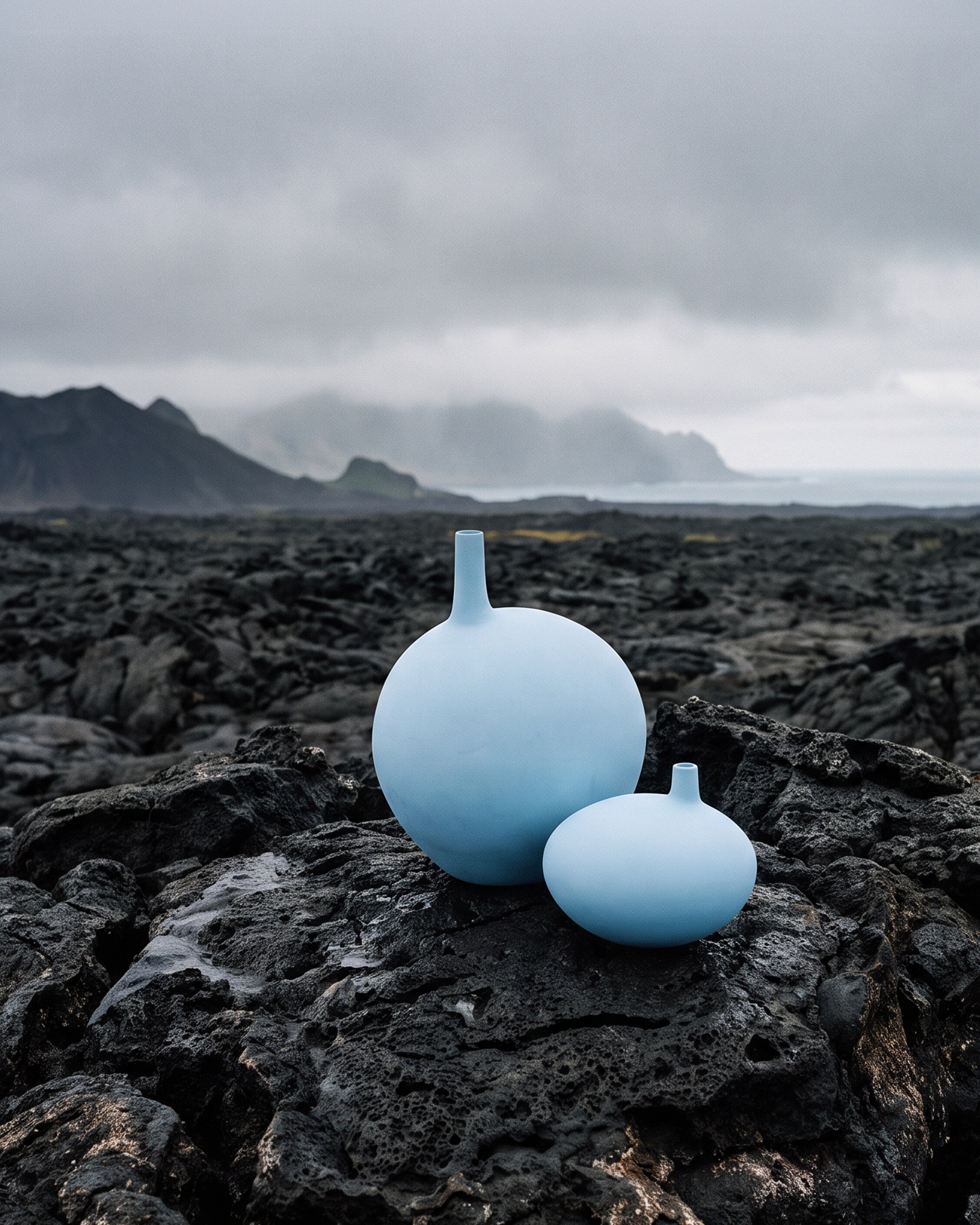 101 Copenhagen - Submarine Vase, Small - Light Blue - Vase