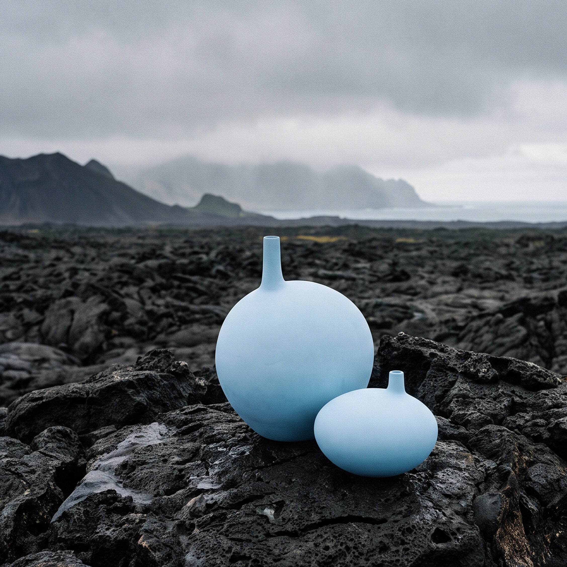 101 Copenhagen - Submarine Vase, Big - Light Blue - Vase