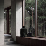 101 Copenhagen - Shin Vase, Medio - Carved Dark Green - Vase
