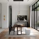 Kumo Chandelier, Mini - Brass