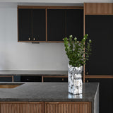 Kami Vase, Medio - Chrome