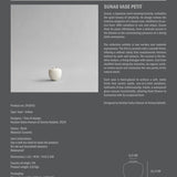 Sunao Vase, Petit - Birch