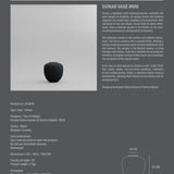 Sunao Vase, Mini - Black