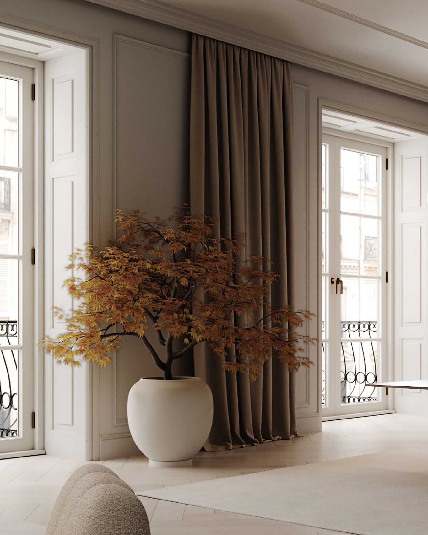 101 Copenhagen - Sunao Plant Pot, Big - Birch - Plant Pot