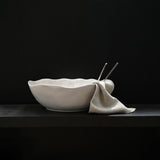 Kogei Salad Servers - Brushed Steel