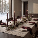 101 Copenhagen - Cube Candle Holders -  Silver Travertine - Candle Holder