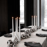W Candle Holder - Bone White