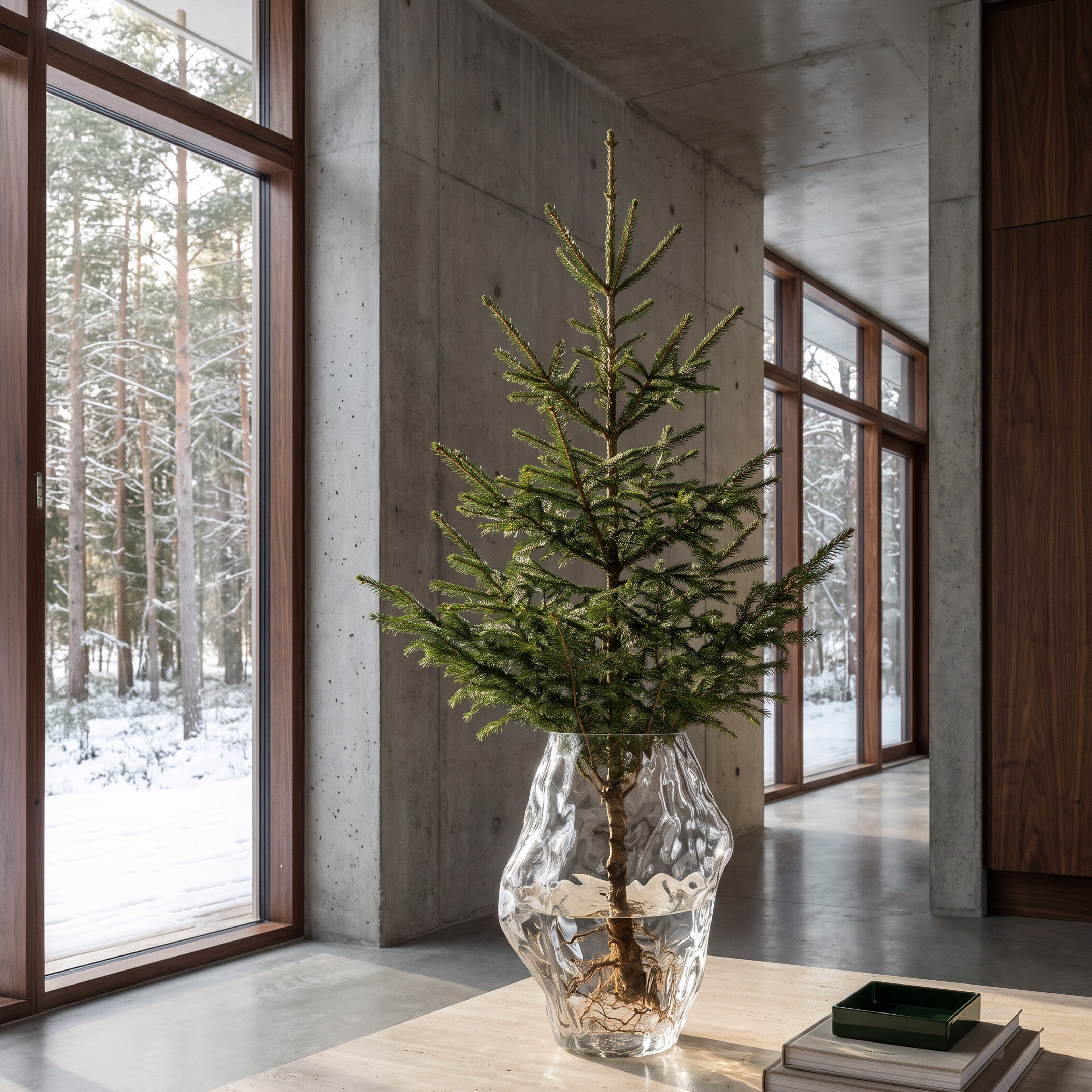 Katachi Vase, Big - Clear