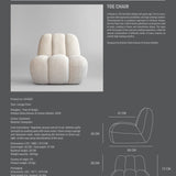 Toe Chair - Sandshell (Sheepskin)