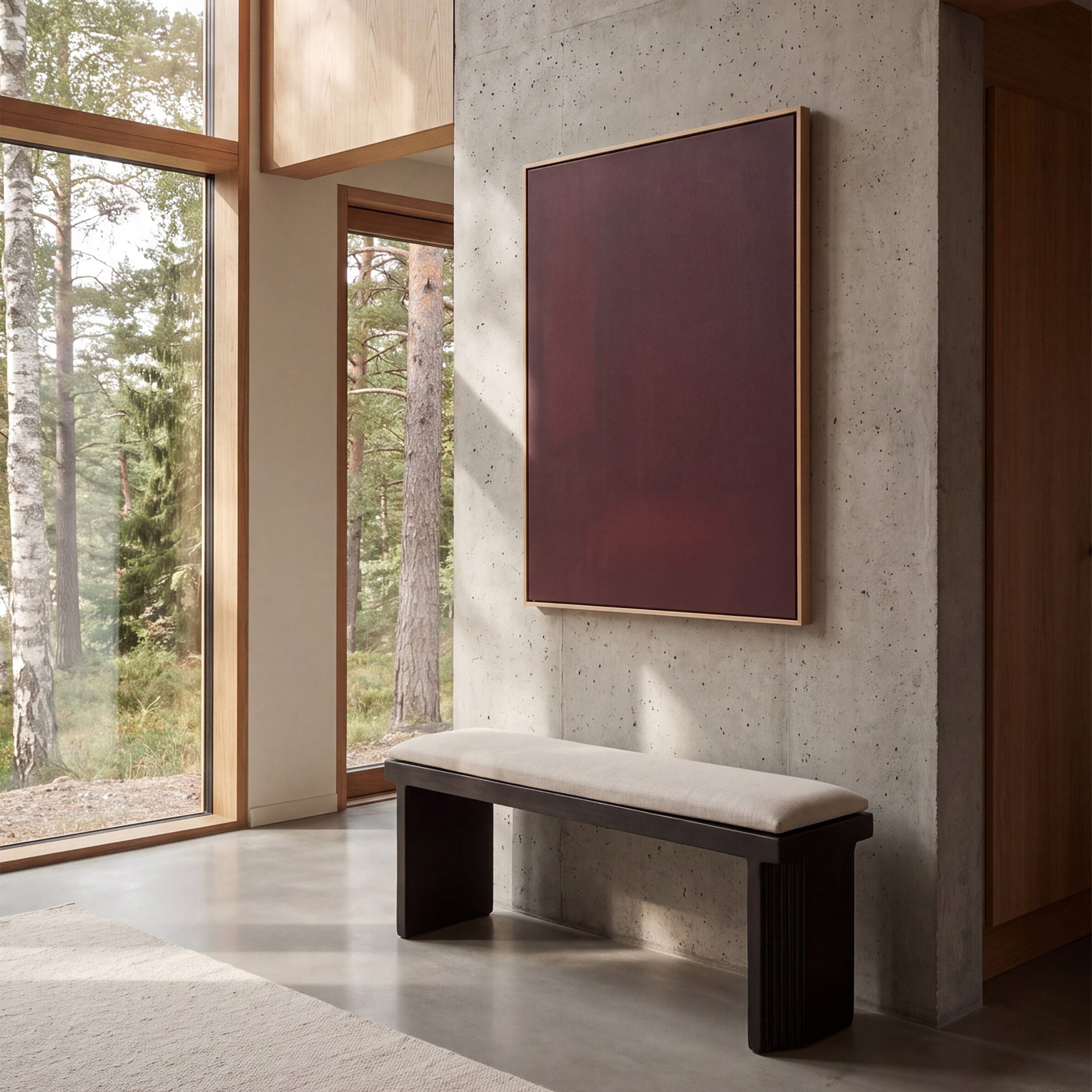 Arc Bench - Coffee