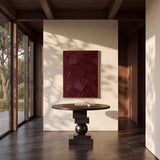 Artist Dining Table, Ø120 - H35mm - Coffee Black Oak