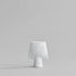 Sphere Vase Square Shisen, Mini - Bone White