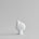 Sphere Vase Bubl Shisen, Medio - Bone White