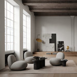 101 Copenhagen - Trumpet Table, Low - Calacatta - Coffee or Side Table