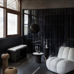 101 Copenhagen - Trumpet Table, Low - Calacatta - Coffee or Side Table