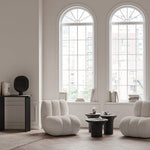 101 Copenhagen - Trumpet Table, Low - Calacatta - Coffee or Side Table