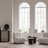 101 Copenhagen - Trumpet Table, Low - Calacatta - Coffee or Side Table